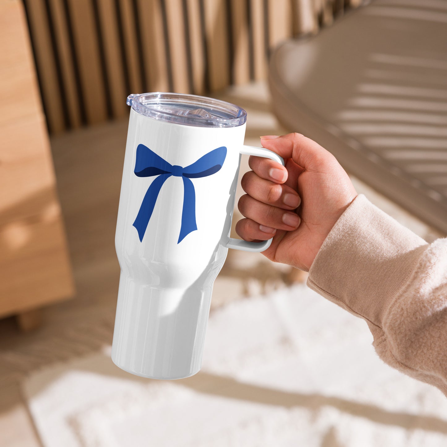 Jr. Blue Devils Cheer Travel Mug