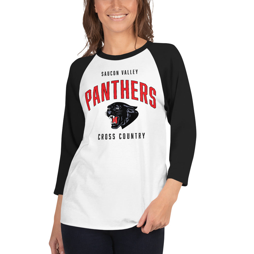 Panthers Cross Country 3/4 Sleeve Tee