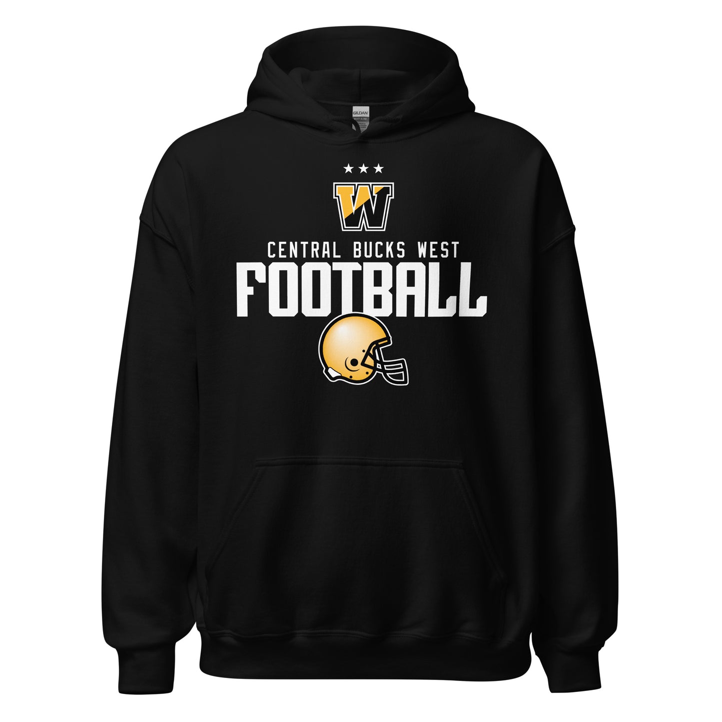 CB West Football Vintage Hoodie