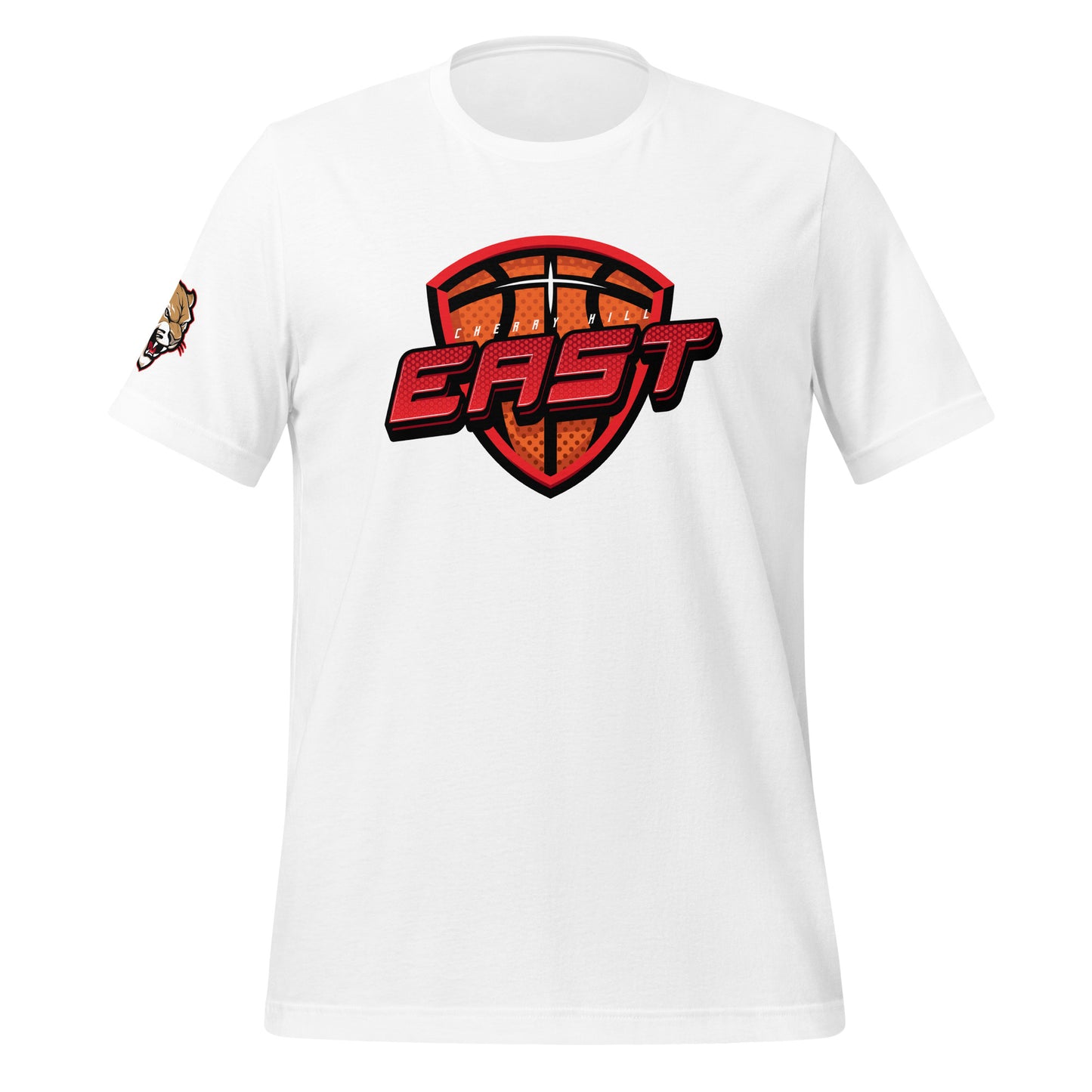 Cherry Hill East Basketball Shield Tee