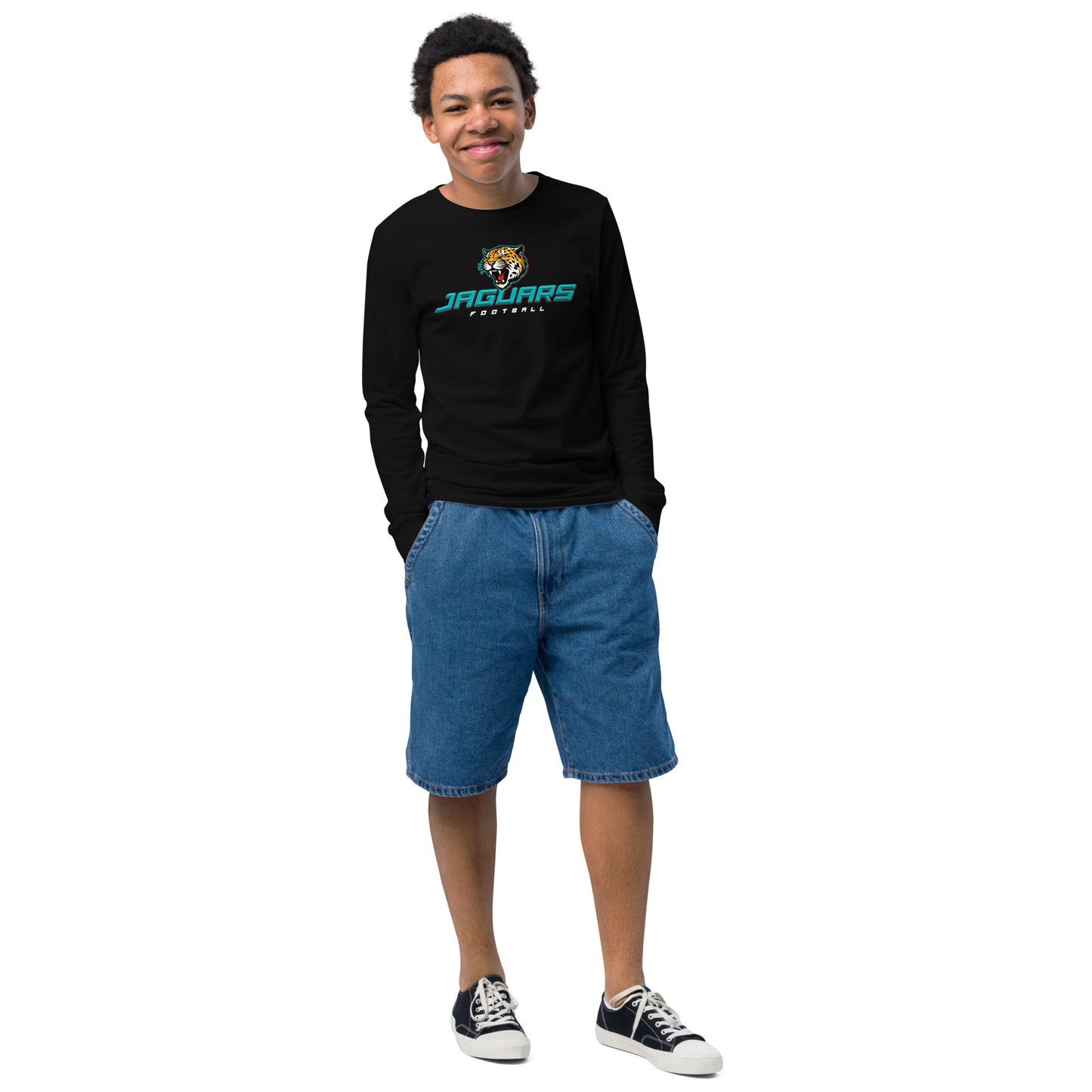 YAFL Jaguars Youth Long Sleeve Tee