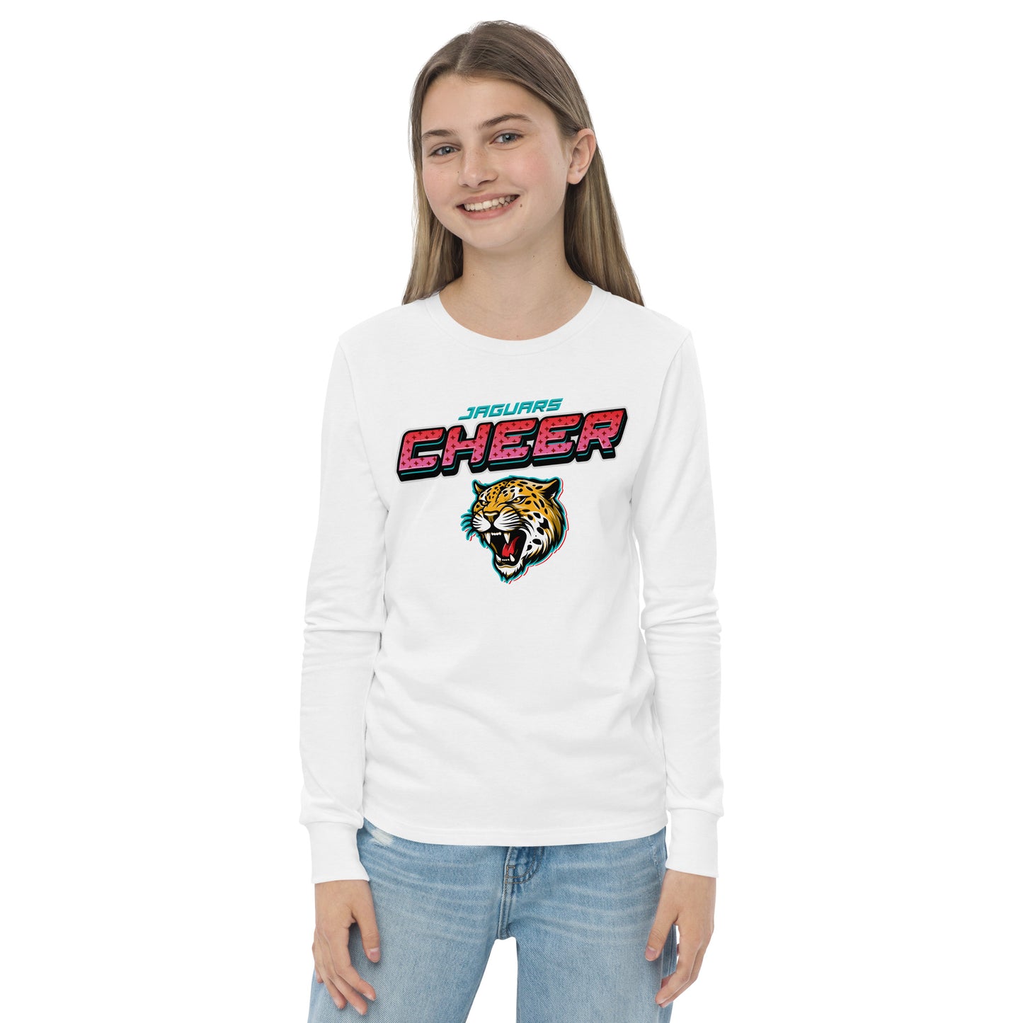 YAC Jaguars Cheer Youth Long Sleeve Tee