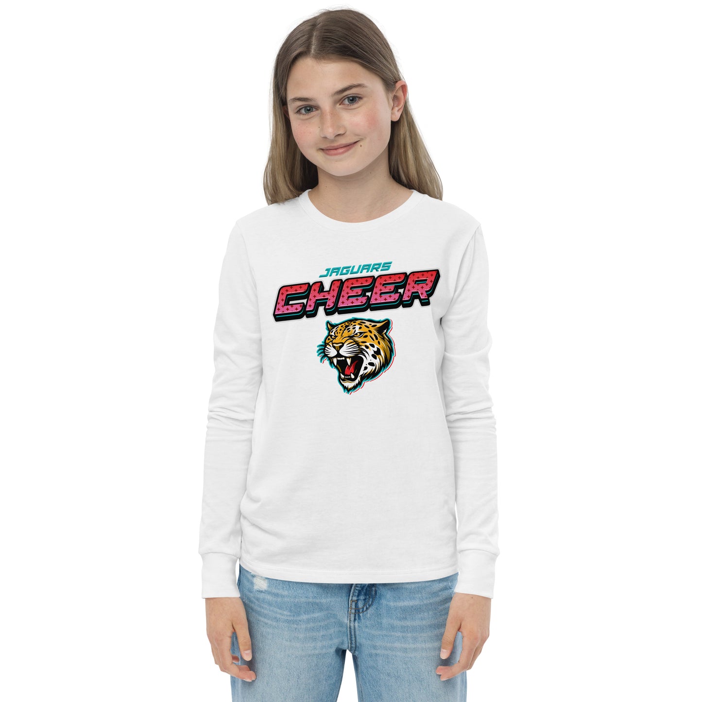YAC Jaguars Cheer Youth Long Sleeve Tee