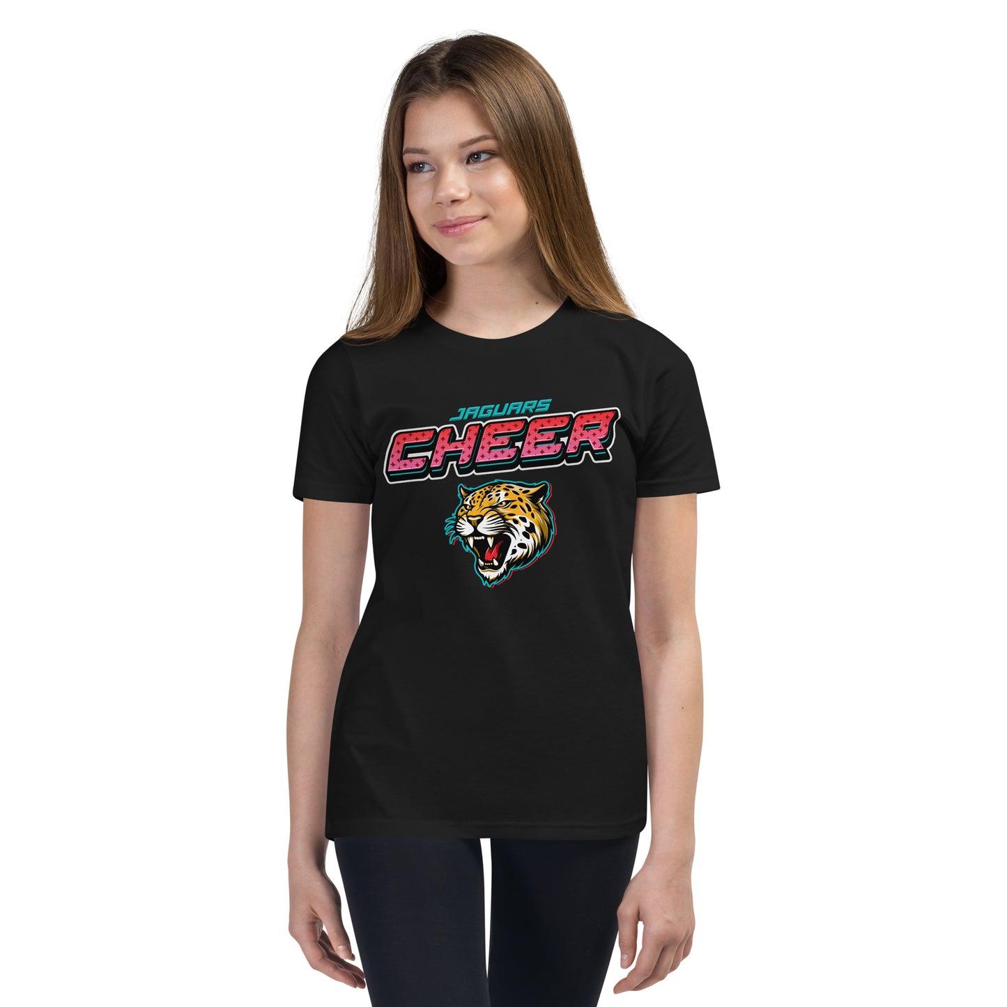 YAC Jaguars Cheer Youth Short Sleeve Tee