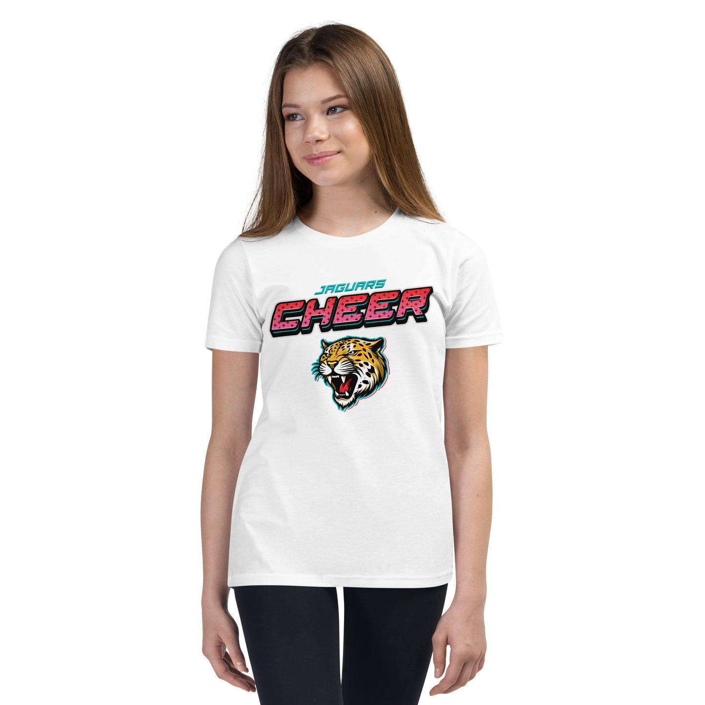 YAC Jaguars Cheer Youth Short Sleeve Tee